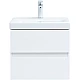 Заказать Тумба под раковину Aquanet Беркли 50 302347 подвесная Белый глянец в магазине сантехники Santeh-Crystal.ru