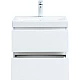 Заказать Тумба под раковину Aquanet Беркли 50 302347 подвесная Белый глянец в магазине сантехники Santeh-Crystal.ru
