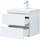 Заказать Тумба под раковину Aquanet Беркли 50 302347 подвесная Белый глянец в магазине сантехники Santeh-Crystal.ru