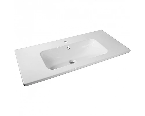 Купить Комплект мебели для ванной Aquanet Бостон 100 210628 подвесной Белый матовый в магазине сантехники Santeh-Crystal.ru