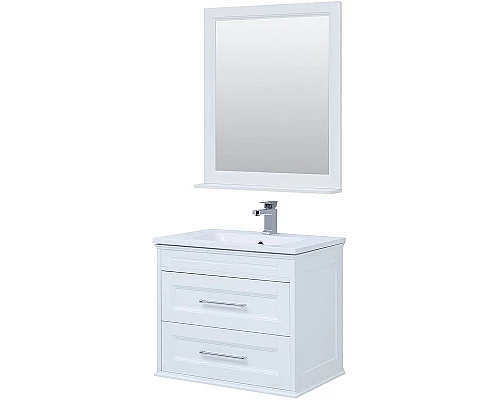 Заказать Комплект мебели для ванной Aquanet Бостон M 80 259387 подвесной Белый матовый в магазине сантехники Santeh-Crystal.ru