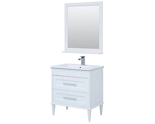 Заказать Тумба с раковиной Aquanet Бостон 80 260664 подвесная Белый матовый в магазине сантехники Santeh-Crystal.ru