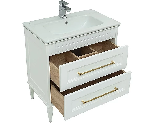 Заказать Тумба под раковину Aquanet Бостон М 80 243782 Белая матовая в магазине сантехники Santeh-Crystal.ru