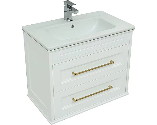 Заказать Тумба под раковину Aquanet Бостон М 80 243782 Белая матовая в магазине сантехники Santeh-Crystal.ru