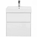 Тумба под раковину Aquanet Бруклин 60 203958 подвесная Белая 203958