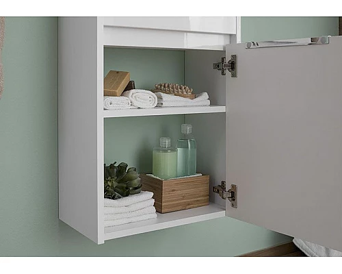 Заказать Тумба под раковину Aquanet Дувр 45 182607 подвесная Белая в магазине сантехники Santeh-Crystal.ru