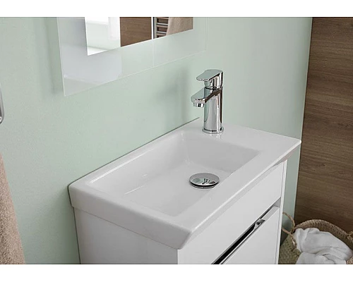 Заказать Тумба под раковину Aquanet Дувр 45 182607 подвесная Белая в магазине сантехники Santeh-Crystal.ru