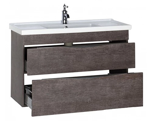 Заказать Тумба под раковину Aquanet Эвора 100 183003 подвесная Дуб антик в магазине сантехники Santeh-Crystal.ru