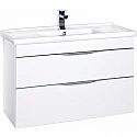 Тумба под раковину Aquanet Эвора 100 185195 подвесная Белая