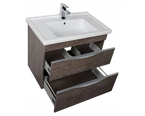 Купить Тумба под раковину Aquanet Эвора 80 183002 подвесная Дуб антик в магазине сантехники Santeh-Crystal.ru