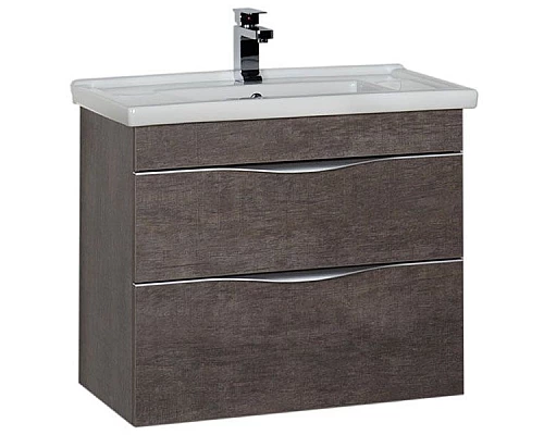 Купить Тумба под раковину Aquanet Эвора 80 183002 подвесная Дуб антик в магазине сантехники Santeh-Crystal.ru