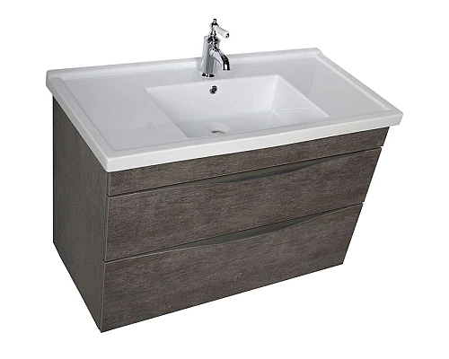 Заказать Комплект мебели для ванной Aquanet Эвора 100 183165 подвесной Дуб антик в магазине сантехники Santeh-Crystal.ru