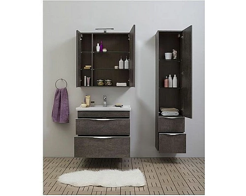 Купить Шкаф пенал Aquanet Эвора 40 R 182999 подвесной Дуб антик в магазине сантехники Santeh-Crystal.ru