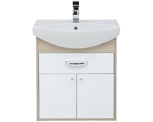 Приобрести Тумба под раковину Aquanet Грейс 60 198373 подвесная с ящиком Дуб сонома в магазине сантехники Santeh-Crystal.ru