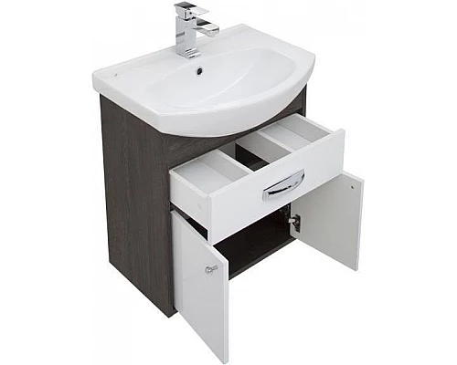 Заказать Тумба под раковину Aquanet Грейс 60 198374 подвесная с ящиком Дуб кантенбери в магазине сантехники Santeh-Crystal.ru