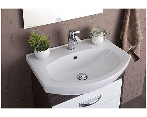 Заказать Тумба под раковину Aquanet Грейс 60 198374 подвесная с ящиком Дуб кантенбери в магазине сантехники Santeh-Crystal.ru