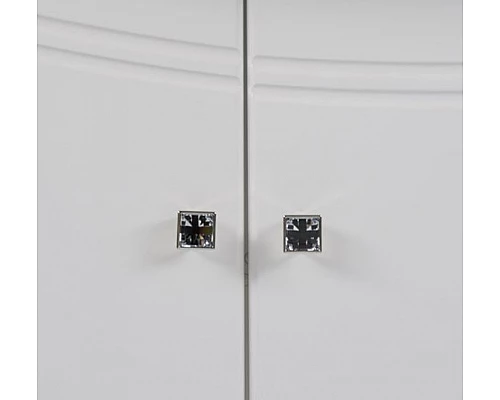 Купить Тумба под раковину Aquanet Греция 110 171545 Белая Swarovski в магазине сантехники Santeh-Crystal.ru