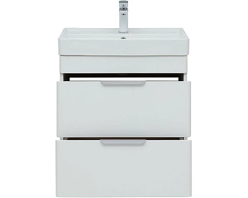 Заказать Тумба под раковину Aquanet Ирис new 60 310144 подвесная Белая глянцевая в магазине сантехники Santeh-Crystal.ru