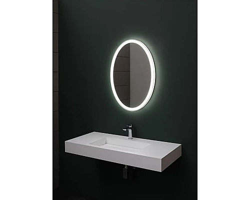 Приобрести Зеркало Aquanet Комо 60 249357 с подсветкой с сенсорным выключаталем и функцией антизапотевания в магазине сантехники Santeh-Crystal.ru