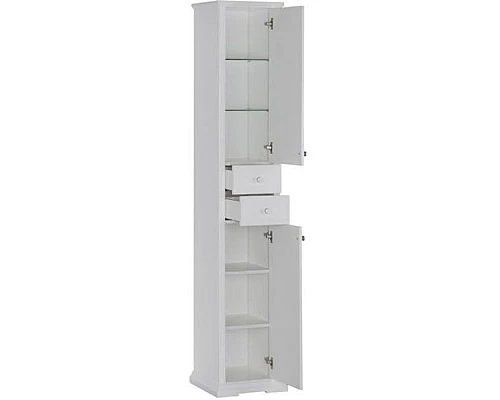 Заказать Шкаф пенал Aquanet Лагуна 44 R 175307 Белый в магазине сантехники Santeh-Crystal.ru