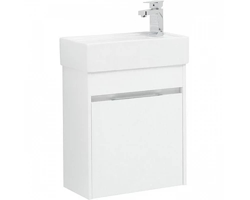 Приобрести Тумба под раковину Aquanet Лидс 50 239741 подвесная Белая в магазине сантехники Santeh-Crystal.ru