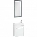 Комплект мебели для ванной Aquanet Лидс 50 240480 подвесной Белый