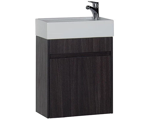 Заказать Тумба с раковиной Aquanet Лидс 50 213042 подвесная Эвкалипт мистери в магазине сантехники Santeh-Crystal.ru
