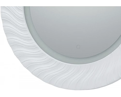 Заказать Зеркало Aquanet Милан 80 241821 с подсветкой Белый глянец в магазине сантехники Santeh-Crystal.ru