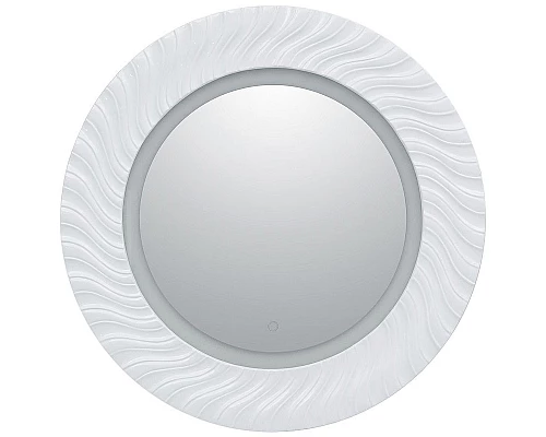 Заказать Зеркало Aquanet Милан 80 241821 с подсветкой Белый глянец в магазине сантехники Santeh-Crystal.ru