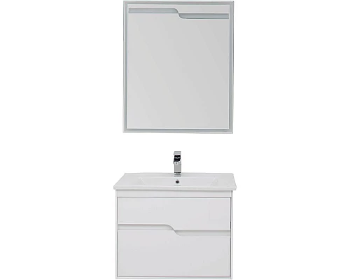 Купить Комплект мебели для ванной Aquanet Модена 75 199306 Белый глянец в магазине сантехники Santeh-Crystal.ru