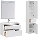 Купить Комплект мебели для ванной Aquanet Модена 85 199305 Белый глянец в магазине сантехники Santeh-Crystal.ru