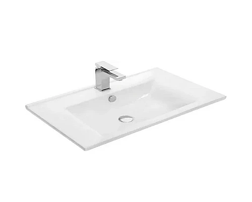 Заказать Тумба с раковиной Aquanet Модена 85 212663 подвесная Белый глянец в магазине сантехники Santeh-Crystal.ru