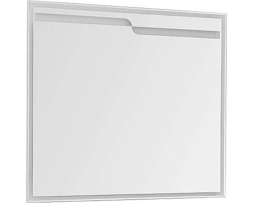 Приобрести Зеркало Aquanet Модена 100 198490 с подсветкой Белое в магазине сантехники Santeh-Crystal.ru