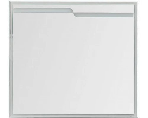 Приобрести Зеркало Aquanet Модена 100 198490 с подсветкой Белое в магазине сантехники Santeh-Crystal.ru