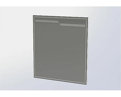 Приобрести Зеркало Aquanet Модена 85 196966 с подсветкой Белое в магазине сантехники Santeh-Crystal.ru