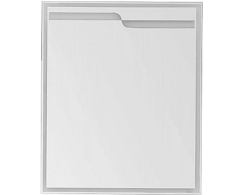 Приобрести Зеркало Aquanet Модена 75 198492 с подсветкой Белое в магазине сантехники Santeh-Crystal.ru