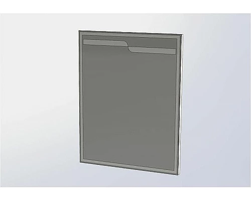 Приобрести Зеркало Aquanet Модена 75 198492 с подсветкой Белое в магазине сантехники Santeh-Crystal.ru