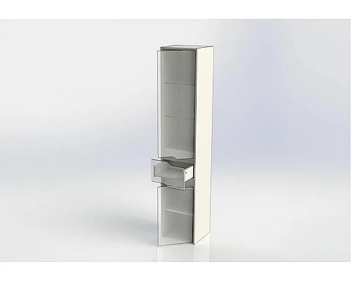 Заказать Шкаф пенал Aquanet Модена 35 R 196967 подвесной Белый в магазине сантехники Santeh-Crystal.ru