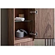Заказать Шкаф пенал Aquanet Нью-Йорк 35 R 203956 подвесной Орех в магазине сантехники Santeh-Crystal.ru