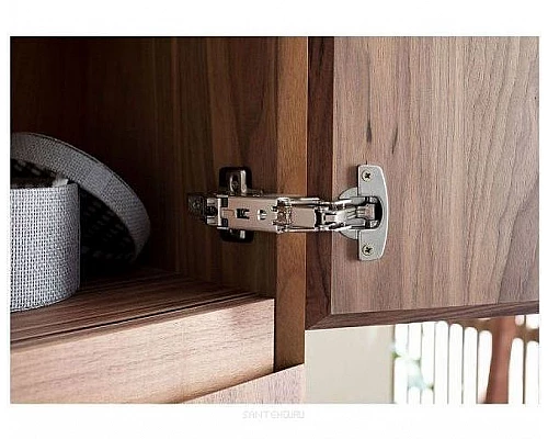 Заказать Шкаф пенал Aquanet Нью-Йорк 35 R 203956 подвесной Орех в магазине сантехники Santeh-Crystal.ru