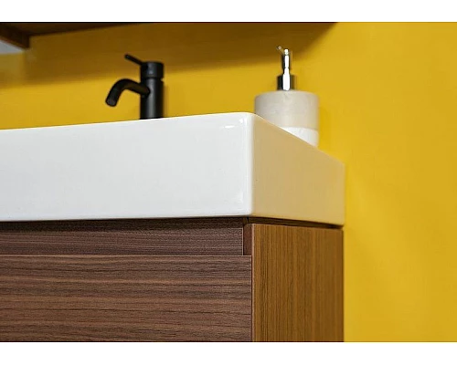 Приобрести Тумба под раковину Aquanet Нью-Йорк 60 203945 подвесная Орех в магазине сантехники Santeh-Crystal.ru