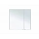 Купить Зеркальный шкаф Aquanet Палермо 80 254538 Белый в магазине сантехники Santeh-Crystal.ru