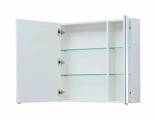 Купить Зеркальный шкаф Aquanet Палермо 80 254538 Белый в магазине сантехники Santeh-Crystal.ru