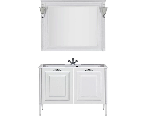 Купить Комплект мебели для ванной Aquanet Паола 120 182131 Белый Серебро в магазине сантехники Santeh-Crystal.ru