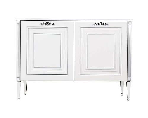 Купить Комплект мебели для ванной Aquanet Паола 120 182131 Белый Серебро в магазине сантехники Santeh-Crystal.ru