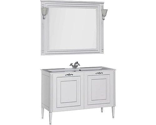 Купить Комплект мебели для ванной Aquanet Паола 120 182131 Белый Серебро в магазине сантехники Santeh-Crystal.ru