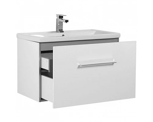 Приобрести Комплект мебели для ванной Aquanet Порто 80 196677 подвесной Белый в магазине сантехники Santeh-Crystal.ru