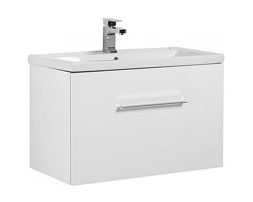 Приобрести Тумба с раковиной Aquanet Порто 80 212577 подвесная Белая в магазине сантехники Santeh-Crystal.ru
