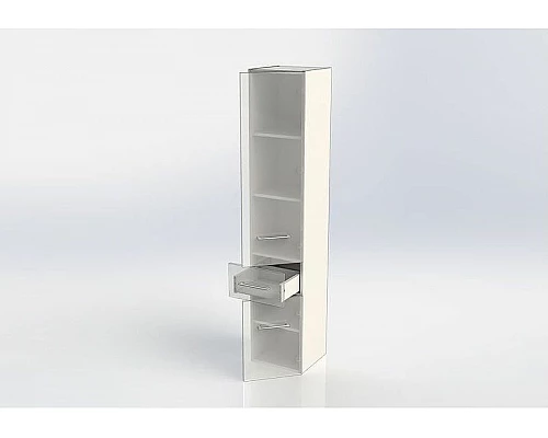 Заказать Шкаф пенал Aquanet Порто 35 R 195732 подвесной Белый в магазине сантехники Santeh-Crystal.ru