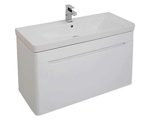 Купить Комплект мебели для ванной Aquanet София 105 203651 подвесной Белый в магазине сантехники Santeh-Crystal.ru